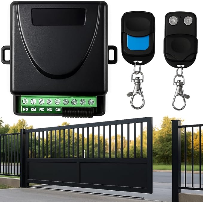 Ricevitore Universale 2 Canali 12-24V con 2 Telecomandi 433 MHz