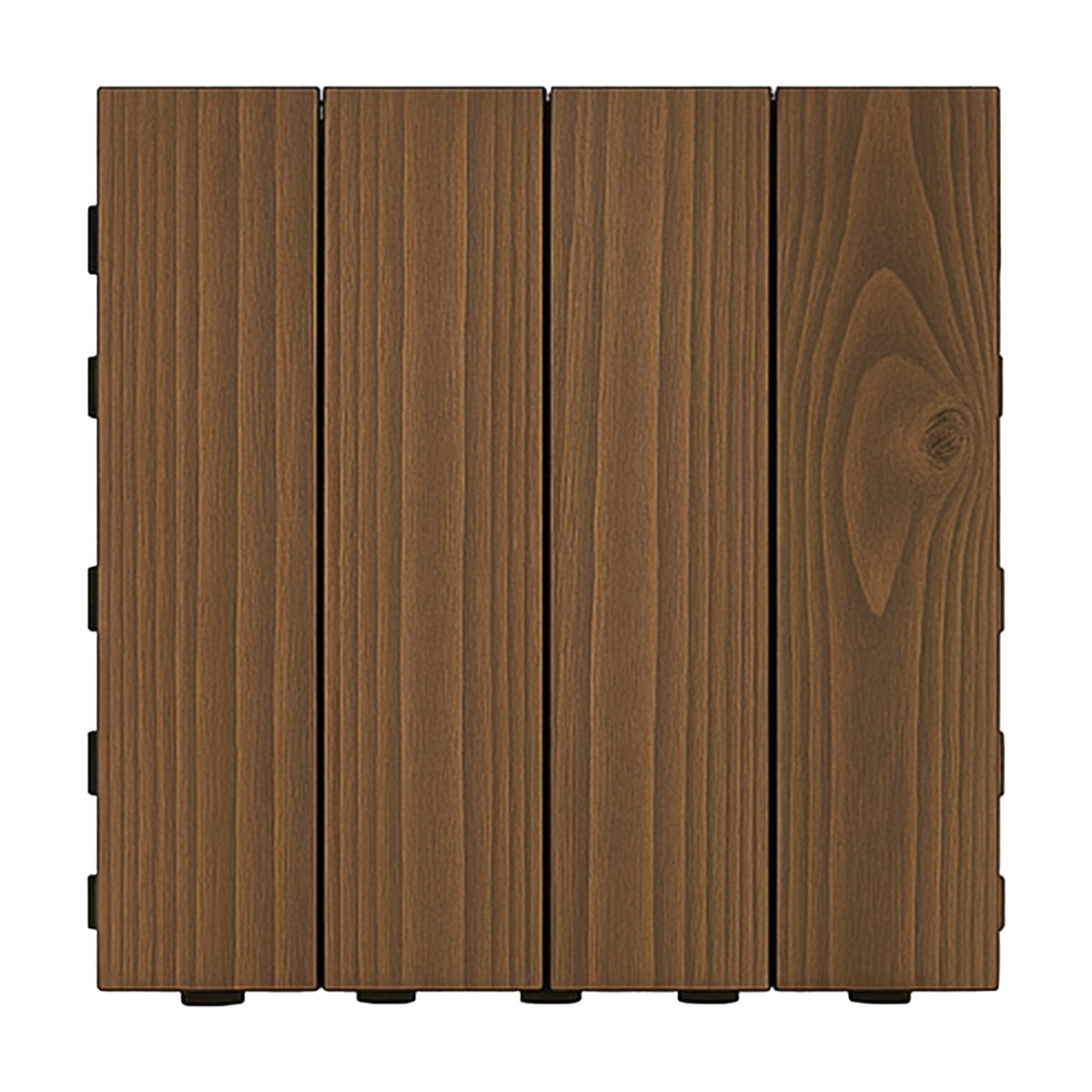 Piastrelle legno esterno MAKA 30x30 cm antiscivolo drenanti resistenti
Kit pavimento balcone veranda giardino incastro facile legno naturale