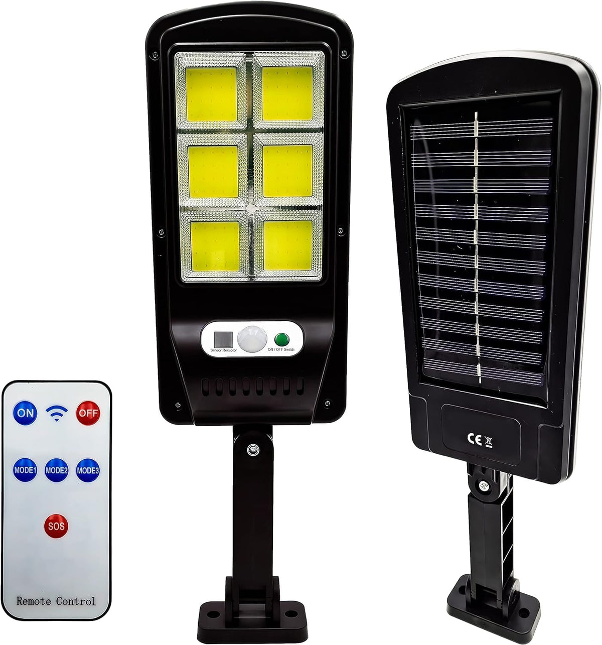 Lampione Solare con Sensore di Movimento 6500K IP65