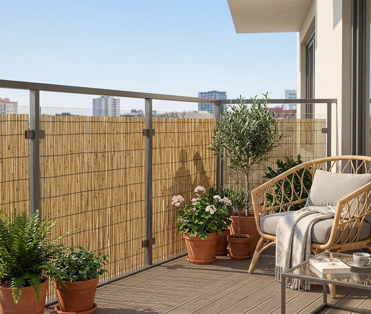 Arella Bambù Pelato Privacy Balcone Giardino