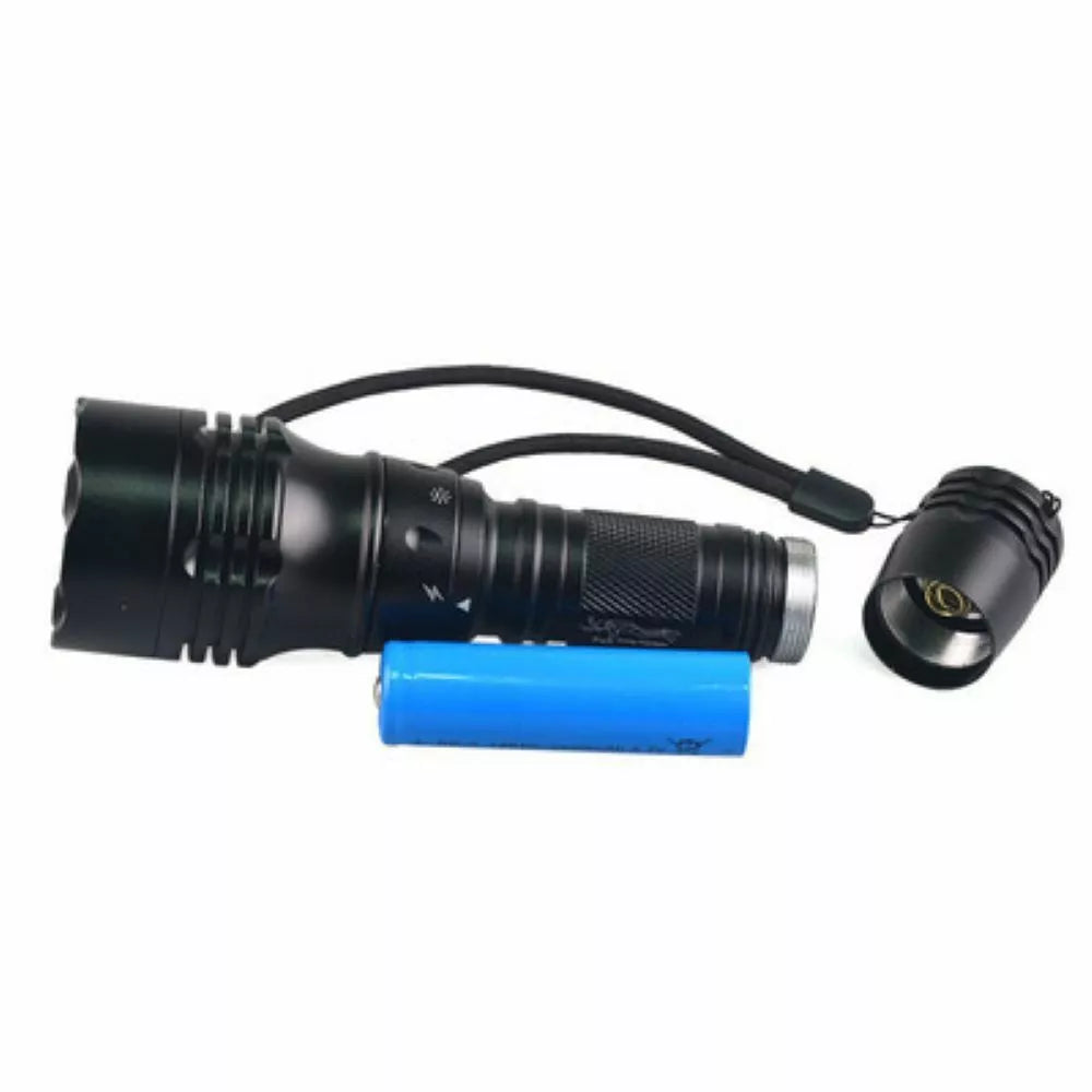 Torcia Subacquea LED 2800 Lumen IPX8 Ricaricabile 80m