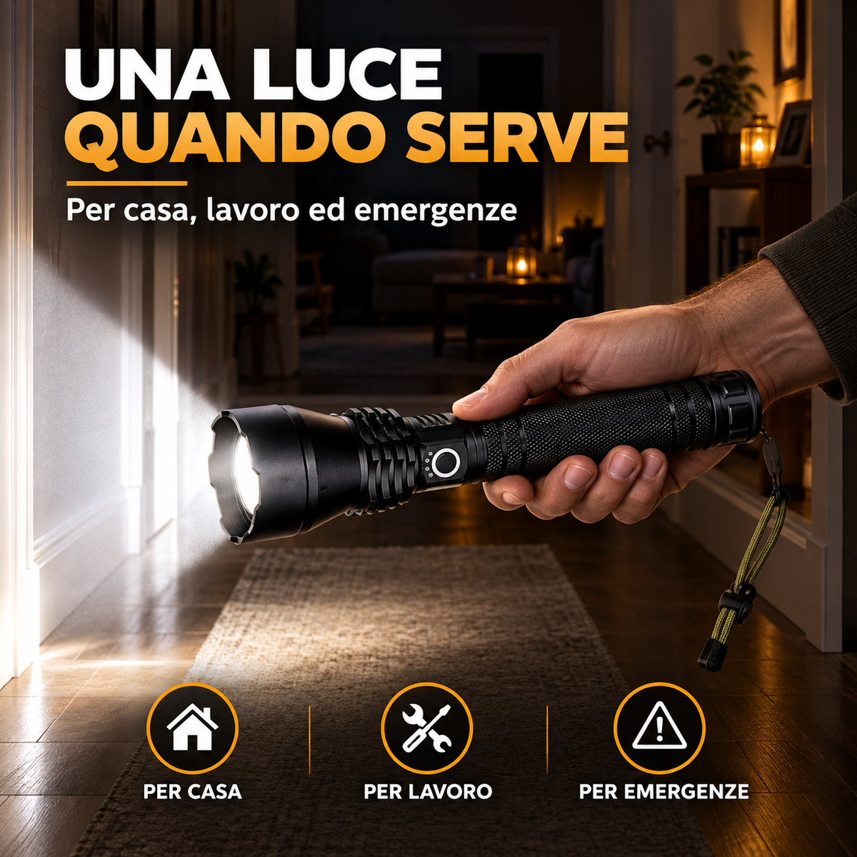 Torcia per casa lavoro ed emergenze