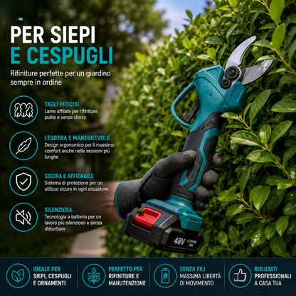 Kit Potatura 3 in 1 con Motosega e Asta Telescopica
