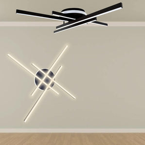 Modern LED ceiling light with warm light