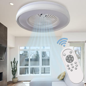 Ventilatore da Soffitto Silenzioso con Luce LED e Telecomando