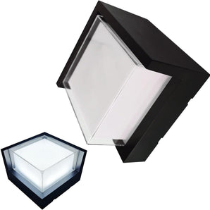 Applique LED 15W Esterno/Interno Nero, 1500 Lumen, IP65