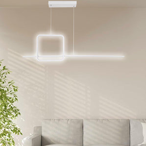 Square LED Pendant Chandelier with Natural Light