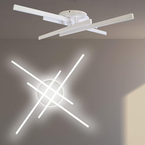 Modern LED ceiling light with natural light