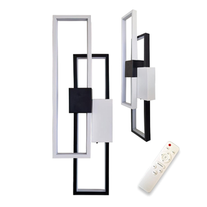 Modern Bicolor LED Wall Light with Dimmable Light