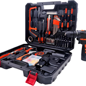 Screwdriver with case and multipurpose tool kit