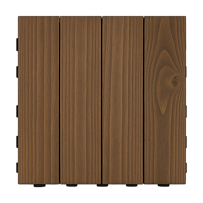 Piastrelle legno esterno MAKA 30x30 cm antiscivolo drenanti resistenti

Kit pavimento balcone veranda giardino incastro facile legno naturale