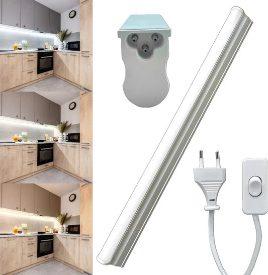 Barra LED sottopensile per cucina - Luce regolabile, 40-150 cm