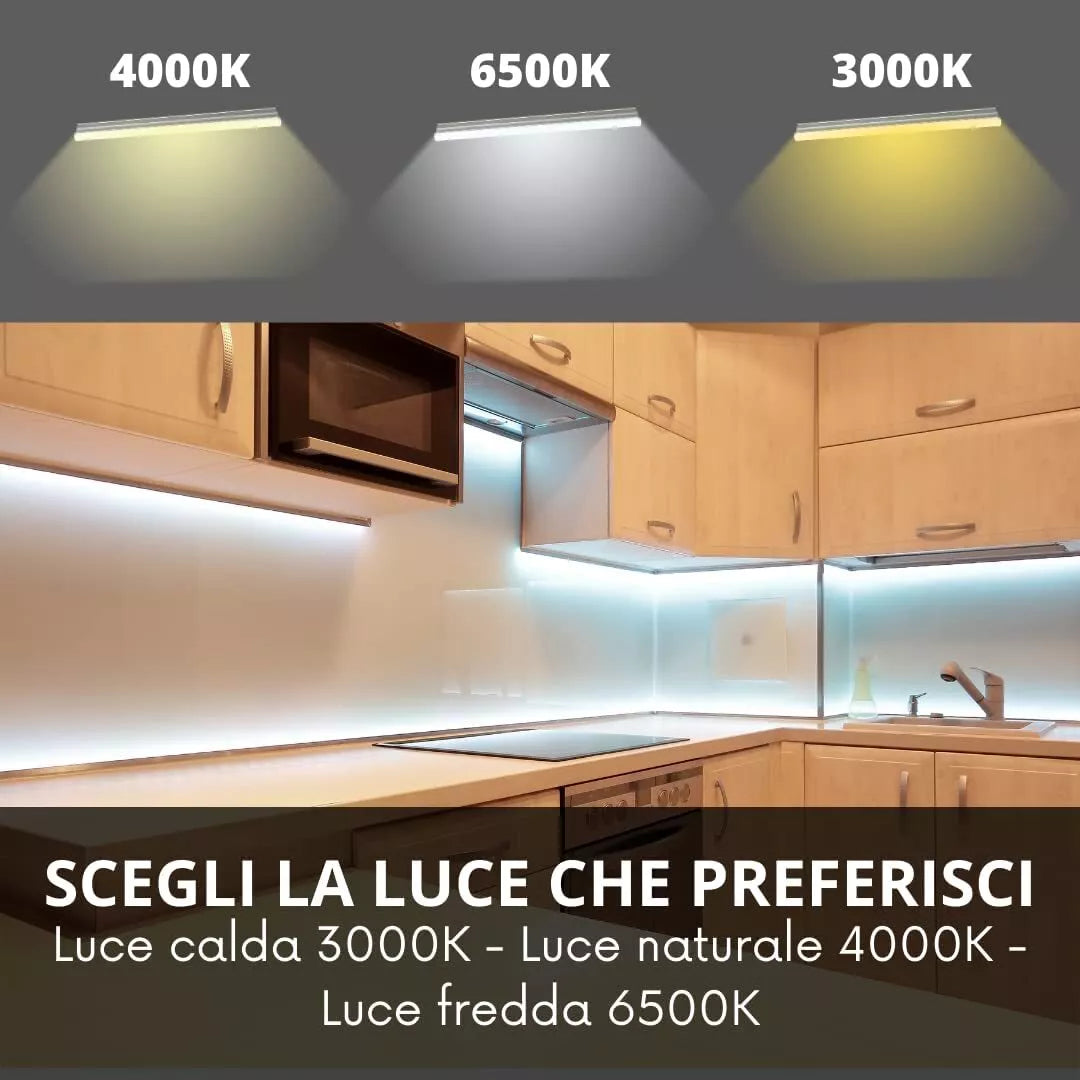 Reglette Led sottopensile 18W da 120cm Bianco neutro 4000K Aigostar Reglette Led sottopensile 18W da 120cm Bianco neutro 4000K Aigostar