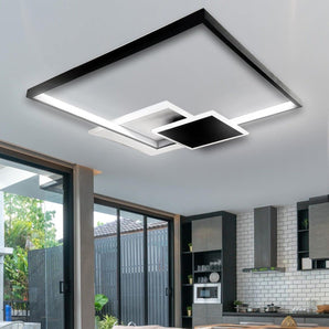 Plafoniera LED Soffitto 43W Dimmerabile con Telecomando, 6000 Lumen, 220V