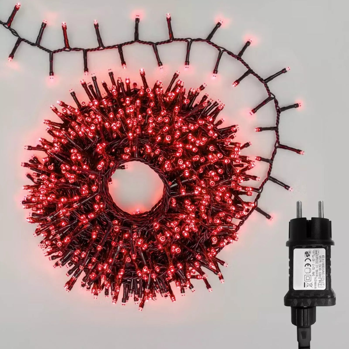 Luci di Natale 500 LED 20m Catena Luminosa IP44 Interno Esterno Decorazioni Natalizie