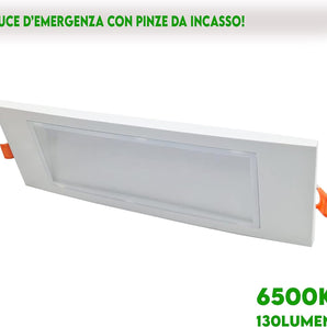 Recessed LED emergency light