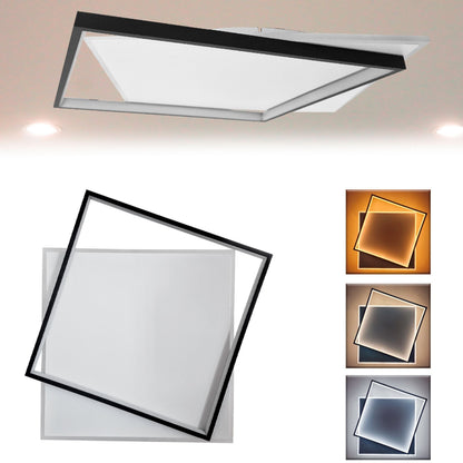Plafoniera lampadario LED  36W /39W/48W Rotonda o quadrata , Colore Regolabile 3D