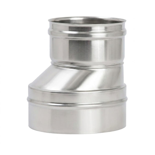 Maka Riduzione e Aumento Eccentrico Canna Fumaria Acciaio Inox