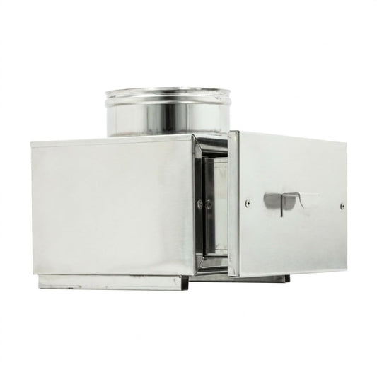 Maka Camera Raccolta Ceneri Canna Fumaria Doppia Parete 50 Inox
