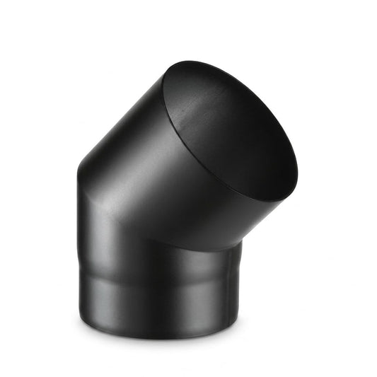 Maka Curva 45 Gradi Canna Fumaria Legna Nero