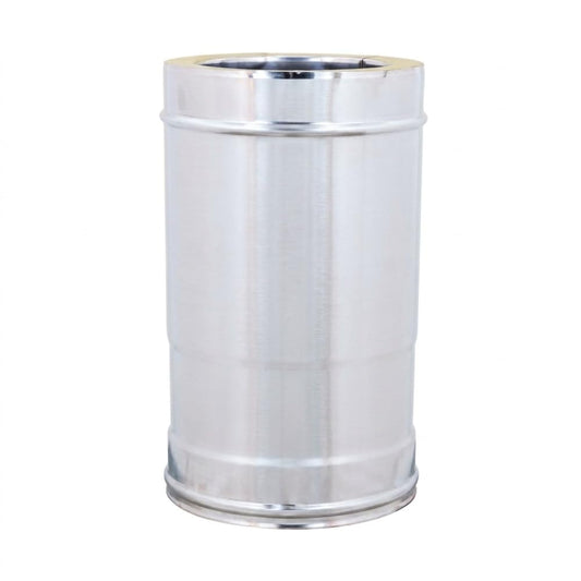 Maka Modulo Telescopico 31-41 cm Canna Fumaria Doppia Parete 50 Inox