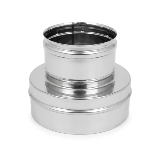 Maka Riduzione e Aumento Piatto Canna Fumaria Acciaio Inox