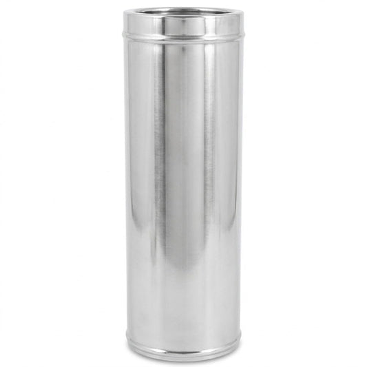 Maka Modulo Lineare 1000 mm Canna Fumaria Doppia Parete 50 Inox