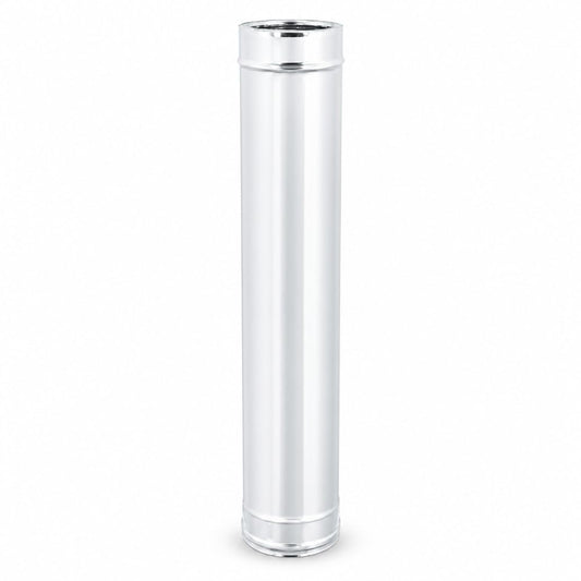 Maka Modulo Lineare 1000 mm Canna Fumaria Doppia Parete Inox
