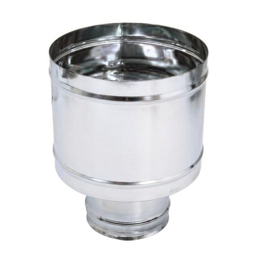 Maka Terminale a Botte Canna Fumaria Doppia Parete Inox