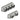 MAKA Plenum Inox Cassetta Distribuzione Aria con Uscite Tonde - H 100 L 200 - 1 uscite Ø 100 mm