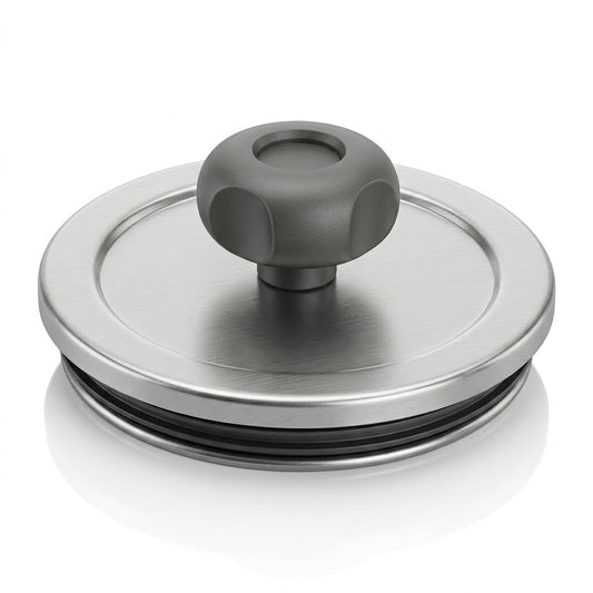 Maka Tappo d'Ispezione per Canna Fumaria in Acciaio Inox, Chiusura Removibile per Pulizia e Manutenzione, Impianti a Gas
