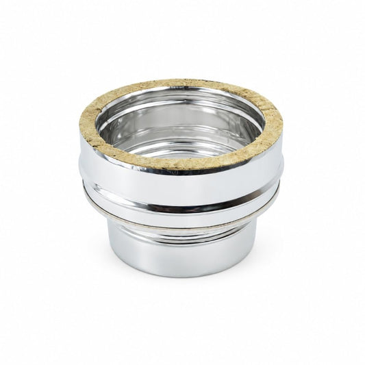 Maka Raccordo Mono-Doppia Parete Canna Fumaria Inox