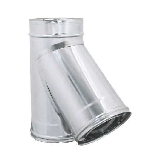 Maka Braga 135° Canna Fumaria Doppia Parete 50 Inox