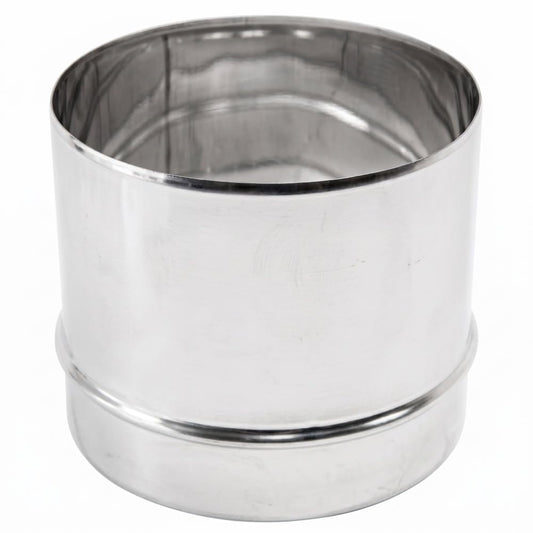 Maka Raccordo Rigido-Flex per Canna Fumaria in Acciaio Inox, Giunzione da Tubo Rigido a Tubo Flessibile Monoparete