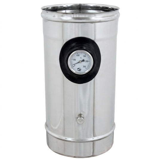 Maka Modulo Prelievo Fumi e Temperatura Canna Fumaria Acciaio Inox