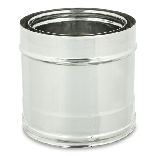 Maka Modulo Lineare 250 mm Canna Fumaria Doppia Parete Aria Inox