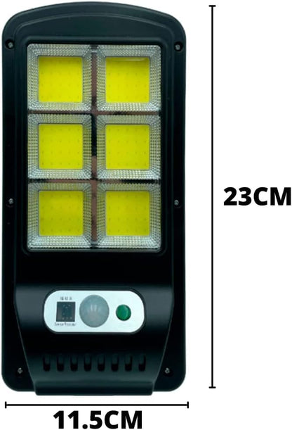 Lampione Solare con Sensore di Movimento 6500K  IP65