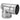 MAKA Raccordo Eccentrico Femmina-Femmina FF Canna Fumaria Acciaio Inox - Ø 100 (F) → Ø 80 (F)