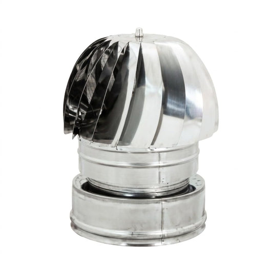 Maka Terminale Eolico Canna Fumaria Doppia Parete 50 Inox