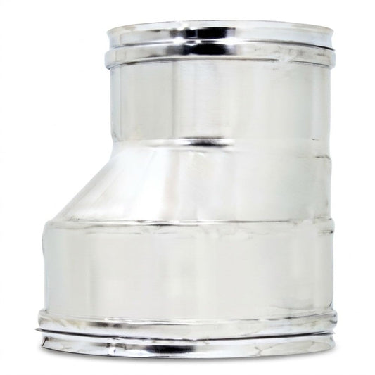 Maka Raccordo Eccentrico Femmina-Femmina FF Canna Fumaria Acciaio Inox