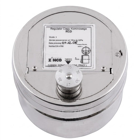 Maka Regolatore Automatico di Tiraggio Canna Fumaria Acciaio Inox