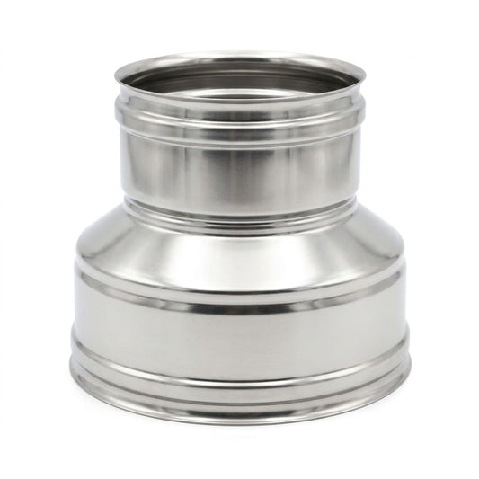 Maka Raccordo Riduzione Femmina-Femmina FF Canna Fumaria Acciaio Inox