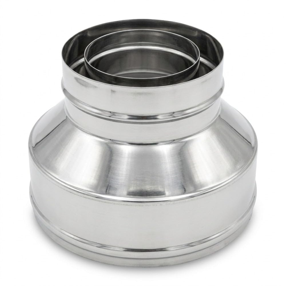 Maka Riduzione Canna Fumaria Doppia Parete Aria Inox