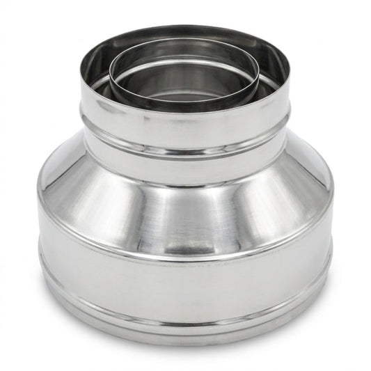 Maka Riduzione Canna Fumaria Doppia Parete Aria Inox