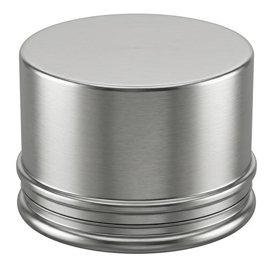 Maka Tappo Cieco per Canna Fumaria in Acciaio Inox, Chiusura Terminale Tubo Fumo Monoparete