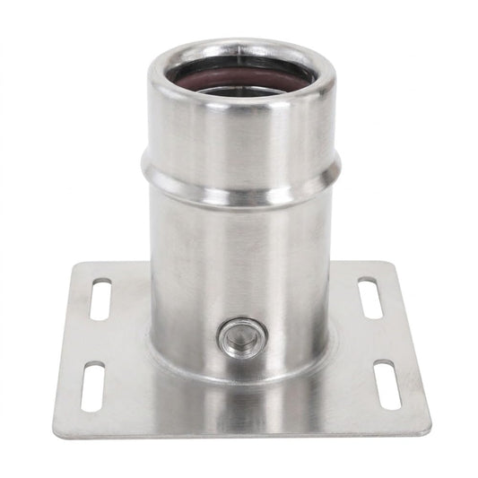 Maka Piastra di Base Canna Fumaria Doppia Parete Inox