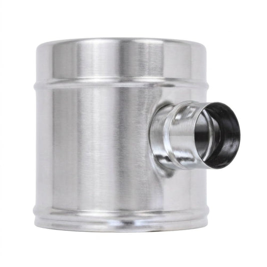Maka Raccordo a T 90° Ridotto a MP 80 Canna Fumaria Doppia Parete 50 Inox