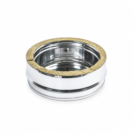 Maka Tappo Cieco Canna Fumaria Doppia Parete Inox