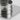 MAKA Base Forata Innesto Maschio Canna Fumaria Acciaio Inox