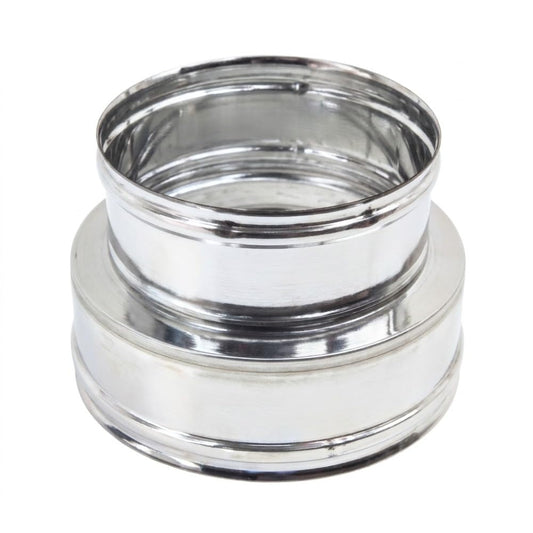 Maka Raccordo Doppia-Mono Parete Canna Fumaria Doppia Parete 50 Inox
